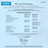 We Are Witnesses, Split-Track Accompaniment CD