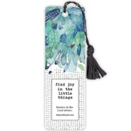 Find Joy in the Little Things Bookmark With Tassel