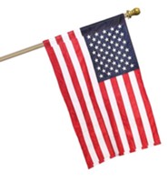 American Flag, Applique, Large