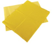 Yellow Crepe Paper, 10 sheets
