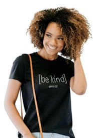 Be Kind Shirt, Black Heather, Large