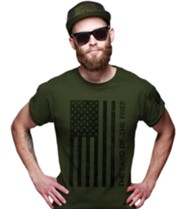 Freedom Flag Shirt, City Green, Medium