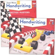 Zaner-Bloser Handwriting Grade 2M: Student Edition & Practice Masters (Manuscript; Homeschool Bundle; 2020)