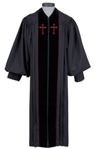Black Robe with Cross