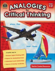 Analogies for Critical Thinking (Grades 1 and 2)
