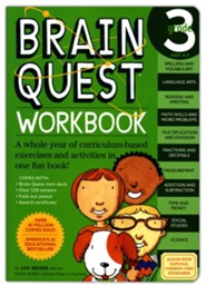Brain Quest Grade 3 Workbook [With Stickers]