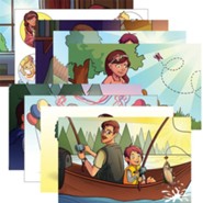 Answers Bible Curriculum PreK-1 Unit 2 Justin & Jessie Story Posters (2nd Edition)