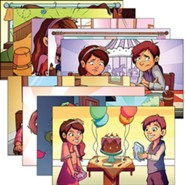 Answers Bible Curriculum PreK-1 Unit 5 Justin & Jessie Story Posters (2nd Edition)