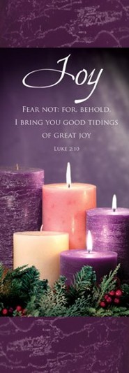 Joy (Luke 2:10) Fabric Banner 2' x 6'