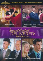 Signed, Sealed, Delivered Collection: Movies 1-4 (For Christmas, From Paris with Love, Truth Be Told, The Impossible Dream) - DVD