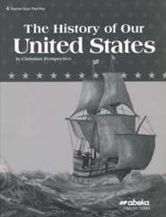 Abeka The History of Our United States in Christian   Perspective Quizzes and Tests Key