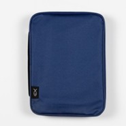 Basic Canvas Bible Cover, Navy, X-Large