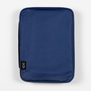 Basic Canvas Bible Cover, Navy, Compact