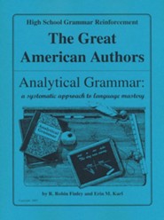 Analytical Grammar: High School Grammar Reinforcement - American Authors