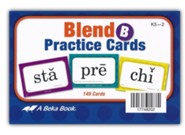 Abeka Blend Practice Cards B (K5; 149 cards)
