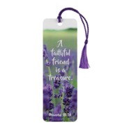 A Faithful Friend is a Treasure Bookmark with Tassel