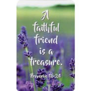 A Faithful Friend is a Treasure Pocket Card