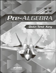 Pre-Algebra Quiz and Test Book Key (Revised)  Fourth Edition