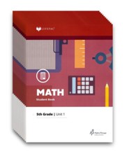 Lifepac Math, Grade 5, Workbook Set (2016 Updated Edition)