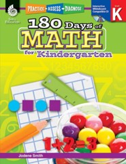 180 Days of Math for Kindergarten: Practice, Assess, Diagnose - PDF Download [Download]