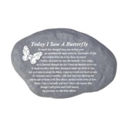 Today I Saw a Butterfly Garden Stone