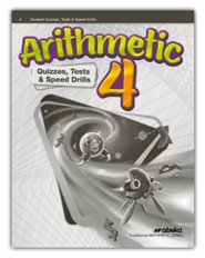 Arithmetic Grade 4 Quizzes, Tests, and Speed Drills (Unbound)