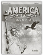 America: Land I Love Quiz/Test Book Volume 2 (Revised 4th Ed)