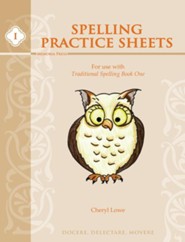Traditional Spelling Book 1 Practice Sheets