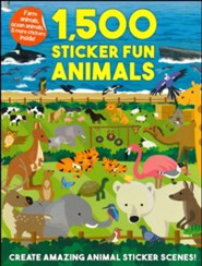 1,500 Sticker Fun, Animals