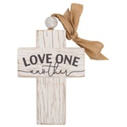 Love One Another Wood Cross