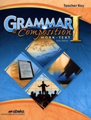 Abeka Grade 7 Grammar & Composition 1 Teacher's Key (6th  Edition)