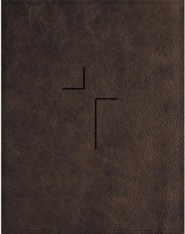 Imitation Leather Brown Book Thumb Index Comfort Print