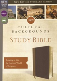 Nrsv Cultural Backgrounds Study Bible Leathersoft Tan And Brown Comfort Print Edited By Craig S Keener John H Walton 9780310452690 Christianbook Com