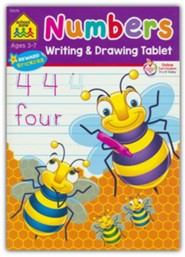 Numbers Writing & Drawing Tablets Ages 3-7