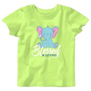 Baby Elephant Shirt, Key Lime, 6 Months