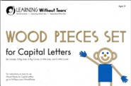 Wood Pieces Set for Capital Letters--Preschool to Grade K