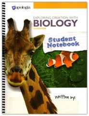 Exploring Creation with Biology Student Notebook (3rd Edition)