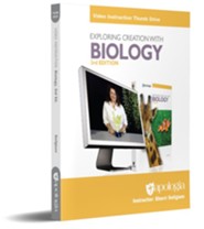 Exploring Creation with Biology Video Instruction  on Thumb Drive (3rd Edition)