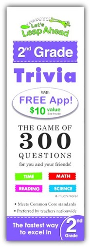 Let's Leap Ahead 2nd Grade Trivia Notepad: The Game of 300 Questions for you and your friends!
