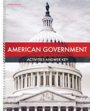 BJU Press American Government Activity Book Answer Key (4th Edition)