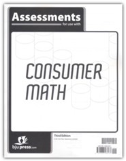 BJU Press Consumer Math Assessments (3rd Edition)