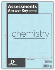 BJU Press Chemistry Grade 11 Assessments Key (5th Edition)