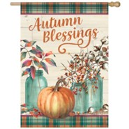 Autumn Blessings, Large Flag