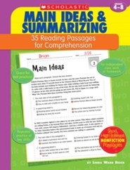 35 Reading Passages for Comprehensions Series