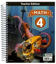 BJU Press Math 4 Teacher's Edition (4th Edition)