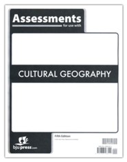 BJU Press Cultural Geography Grade 9 Assessments (5th  Edition)