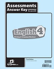 English Grade 4 Assessments Key (3rd Edition)