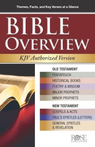Bible Overview, KJV  - Pamphlet 5 pack