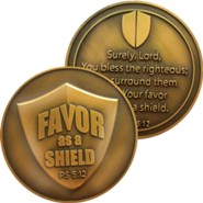 Favor As A Shield Challenge Coin