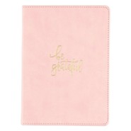 Be Grateful Handy Journal, LuxLeather Pink